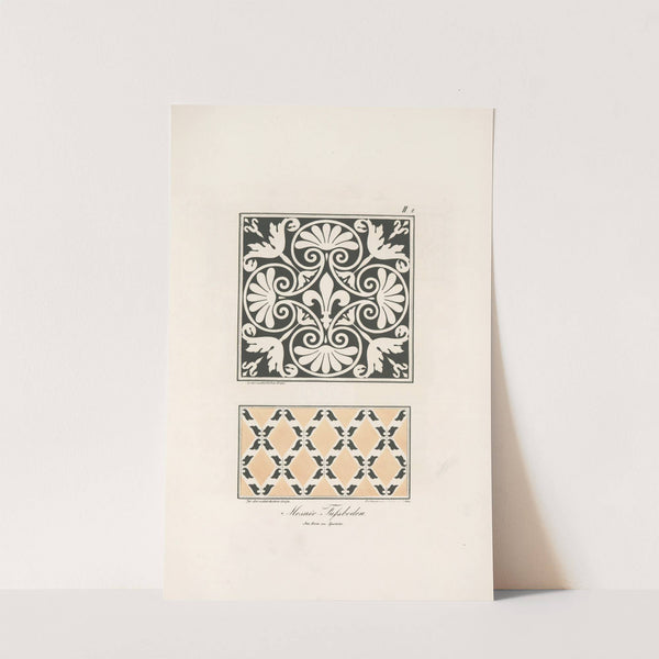 Mosaik-Fussböden im Dom zu Spoleto by Friedrich Maximilian Hessemer