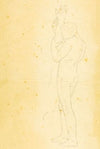 Moses, Aaron and Hur on Mount Horeb (study – figure at right) (ca. 1857)