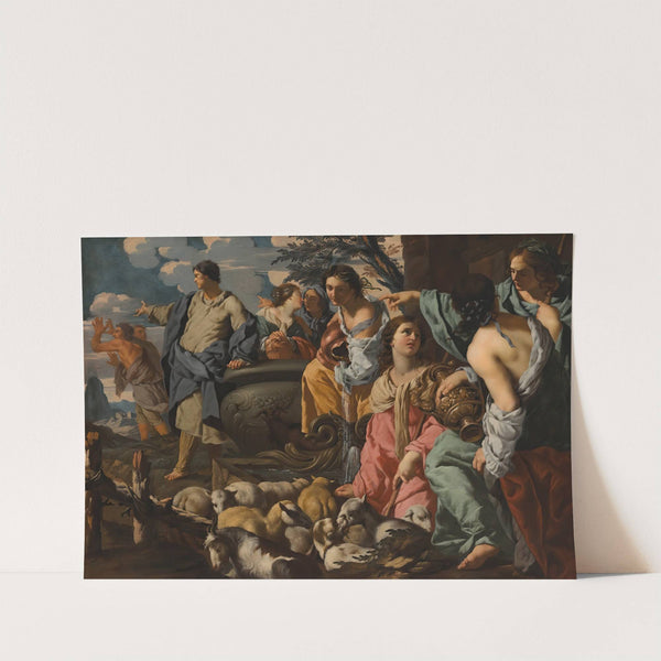 Moses And The Daughters Of Jethro by Sigismondo Coccapani