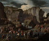 Moses bringing forth water from the rock