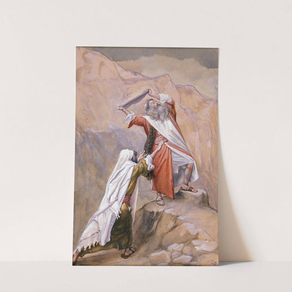 Moses Destroyeth the Tables of the Ten Commandments (c. 1896-1902) by James Tissot