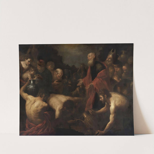 Moses Giving Water To The Israelites In The Desert by Orazio de Ferrari