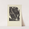 Moses hearing God’s Law. He marking on the rock all God say (1946) by Letterio Calapai