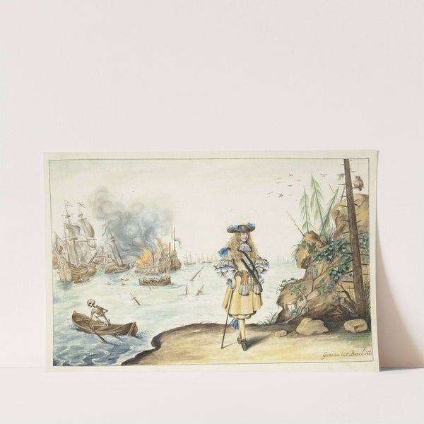 Moses op de kust bij Harwich by Gesina ter Borch