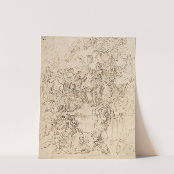 Moses striking water from a rock (mid-18th–early 19th century) by Bartholomaeus Ignaz Weiss