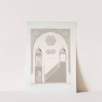 Mosquée cathédrale de Qous; ensemble et détails du mimbar (XIIe. siècle) by Émile Prisse d'Avennes