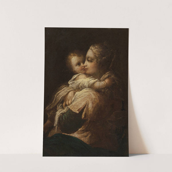 Mother and Child by Circle Of Jean-Honoré Fragonard