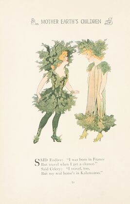 Mother Earth’s children; the frolics of the fruits and vegetables Pl.10