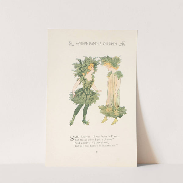 Mother Earth’s children; the frolics of the fruits and vegetables Pl.10 (1914) by Marion T. Ross