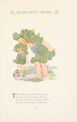 Mother Earth’s children; the frolics of the fruits and vegetables Pl.13