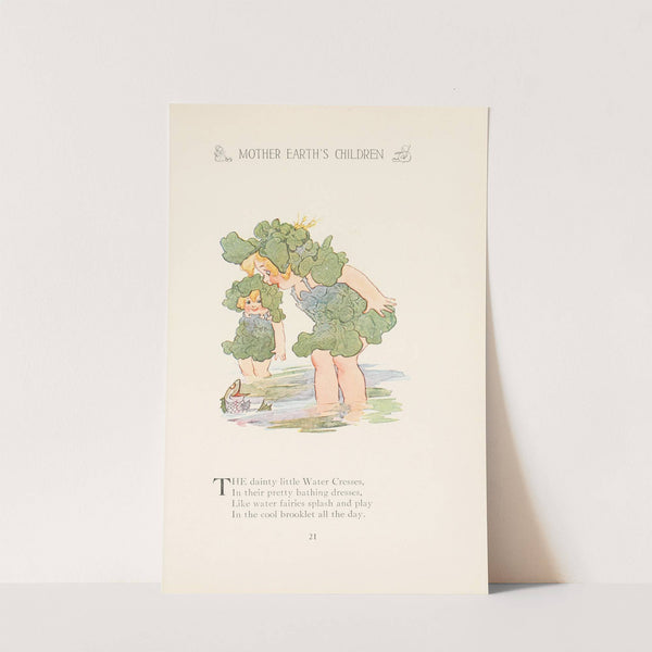 Mother Earth’s children; the frolics of the fruits and vegetables Pl.13 (1914) by Marion T. Ross