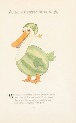 Mother Earth’s children; the frolics of the fruits and vegetables Pl.15