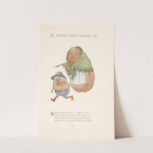 Mother Earth’s children; the frolics of the fruits and vegetables Pl.17 (1914) by Marion T. Ross