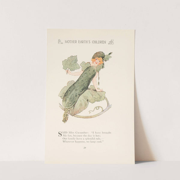 Mother Earth’s children; the frolics of the fruits and vegetables Pl.21 (1914) by Marion T. Ross