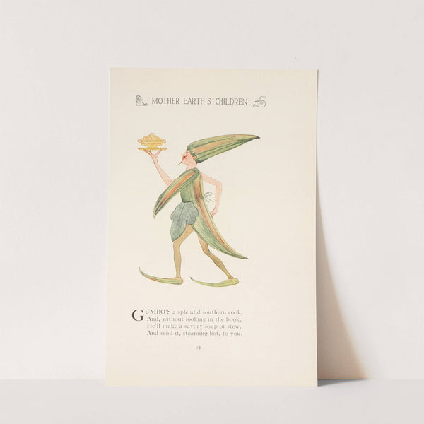 Mother Earth’s children; the frolics of the fruits and vegetables Pl.23 (1914) by Marion T. Ross