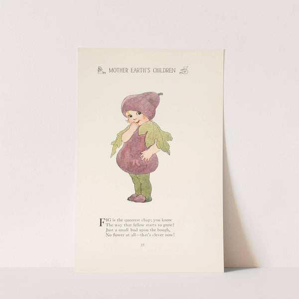 Mother Earth’s children; the frolics of the fruits and vegetables Pl.27 (1914) by Marion T. Ross