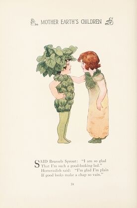Mother Earth’s children; the frolics of the fruits and vegetables Pl.30