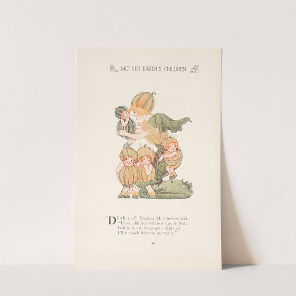 Mother Earth’s children; the frolics of the fruits and vegetables Pl.36 (1914) by Marion T. Ross