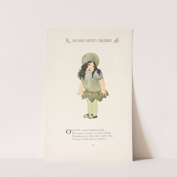 Mother Earth’s children; the frolics of the fruits and vegetables Pl.38 (1914) by Marion T. Ross