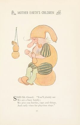 Mother Earth’s children; the frolics of the fruits and vegetables Pl.69