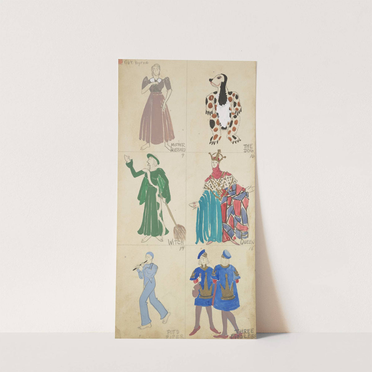 Mother Goose Goes to Town: Mother Hubbard: The Dog: Witch: Queen: (1934-1943) by Robert Byrne