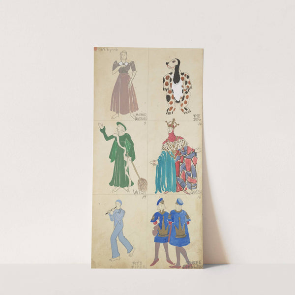 Mother Goose Goes to Town: Mother Hubbard: The Dog: Witch: Queen: (1934-1943) by Robert Byrne