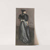 Mother of Pearl and Silver – The Andalusian (1888-1900) by James Abbott McNeill Whistler