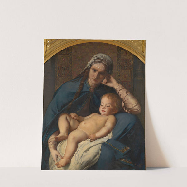 Mother of the Messiah and the Four Evangelists (1873) by Charles Verlat