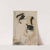 Mother Teaching her Daughter Calligraphy, from the series, Twelve Occupations of Women (c. 1798) by Kitagawa Utamaro