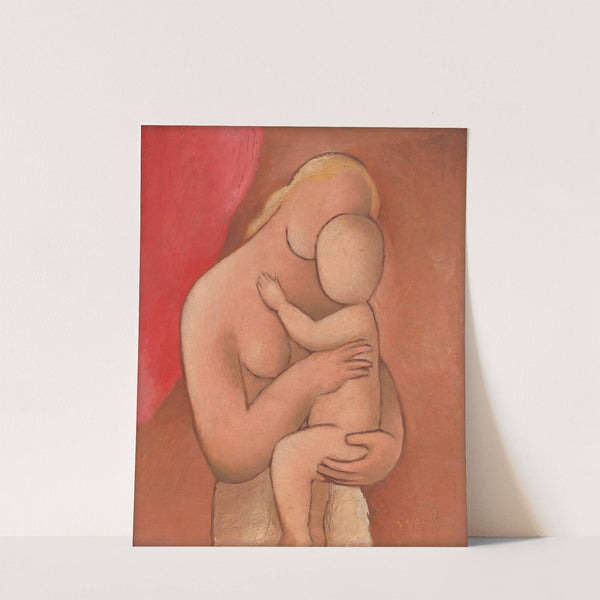 Mother with Child by Mikuláš Galanda