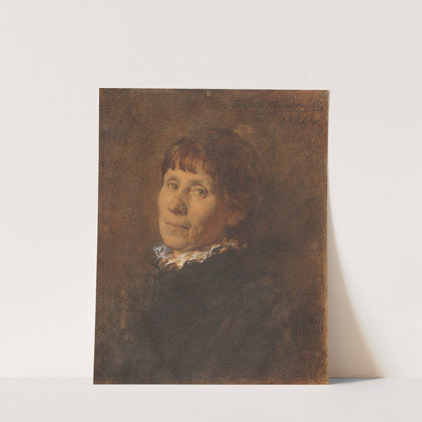 Mother’s portrait (1886) by Witold Pruszkowski