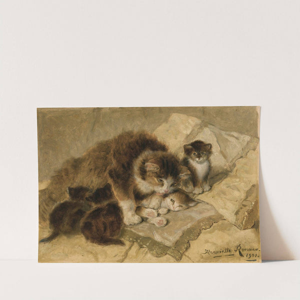 Mother&#039;s Pride by Henriëtte Ronner-Knip