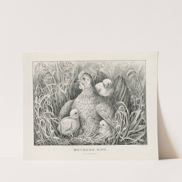 Mothers wing (1866) by Currier & Ives.