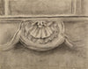 Motif à la coquille d’un décor de cheminée (1950)