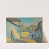 Motif from an East Slovak village (1925) by Ľudovít Čordák