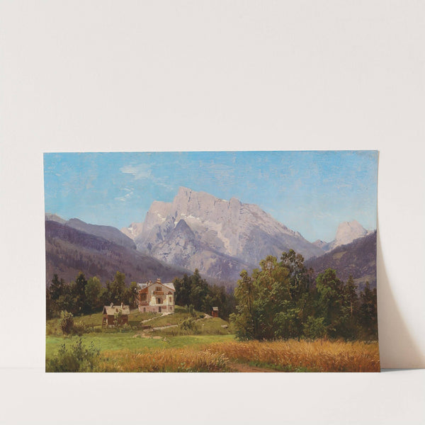 Motif Of The Alps by Adalbert Waagen