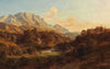 Motiv bei Niederdorf, Tirol, in the background the Wild Kaiser mountains