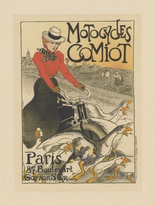 Motocycles, Comiot Paris, 87 Boulevart, Gouvion-St-Cyr (1899)