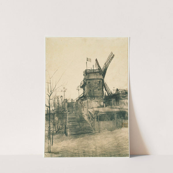 Moulin de la Galette by Vincent van Gogh