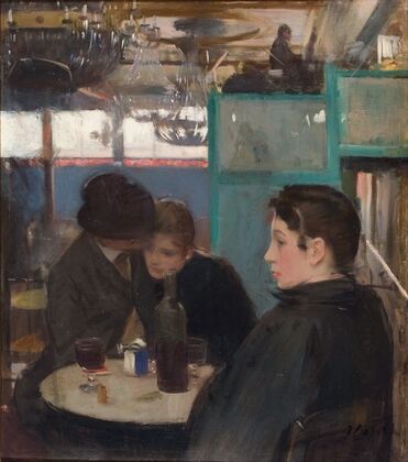 Moulin De La Galette Interior (1890-1891)