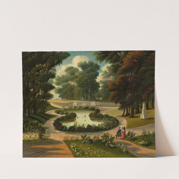 Mount Auburn Cemetery (mid 19th century) by Thomas Chambers