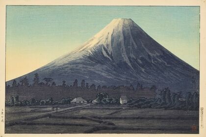 Mount Fuji seen near Tamaho, day