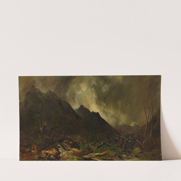 Mount Rolleston, Otira Gorge, West Coast, New Zealand (circa 1911) by Petrus van der Velden