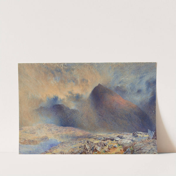 Mount Snowdon through Clearing Clouds by Alfred William Hunt