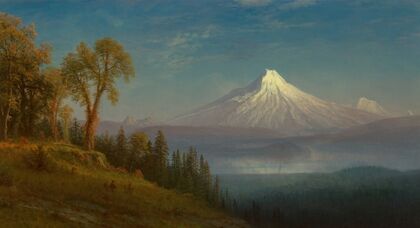 Mount St. Helens, Columbia River, Oregon (1889)