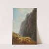 Mountain And Milkmaid Along A Winding Stone Path by Carl Spitzweg