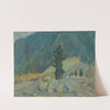 Mountain Brook between Boulders by Zolo Palugyay