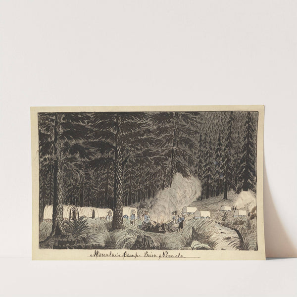 Mountain camp, Siera Nevada by Daniel A. Jenks