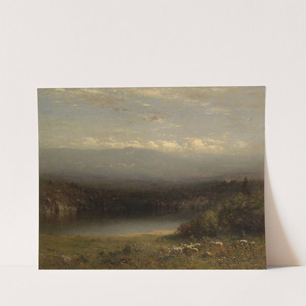 Mountain Lake (1877) by Alexander Helwig Wyant