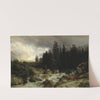 Mountain landscape (1866) by Johann Gottfried Steffan